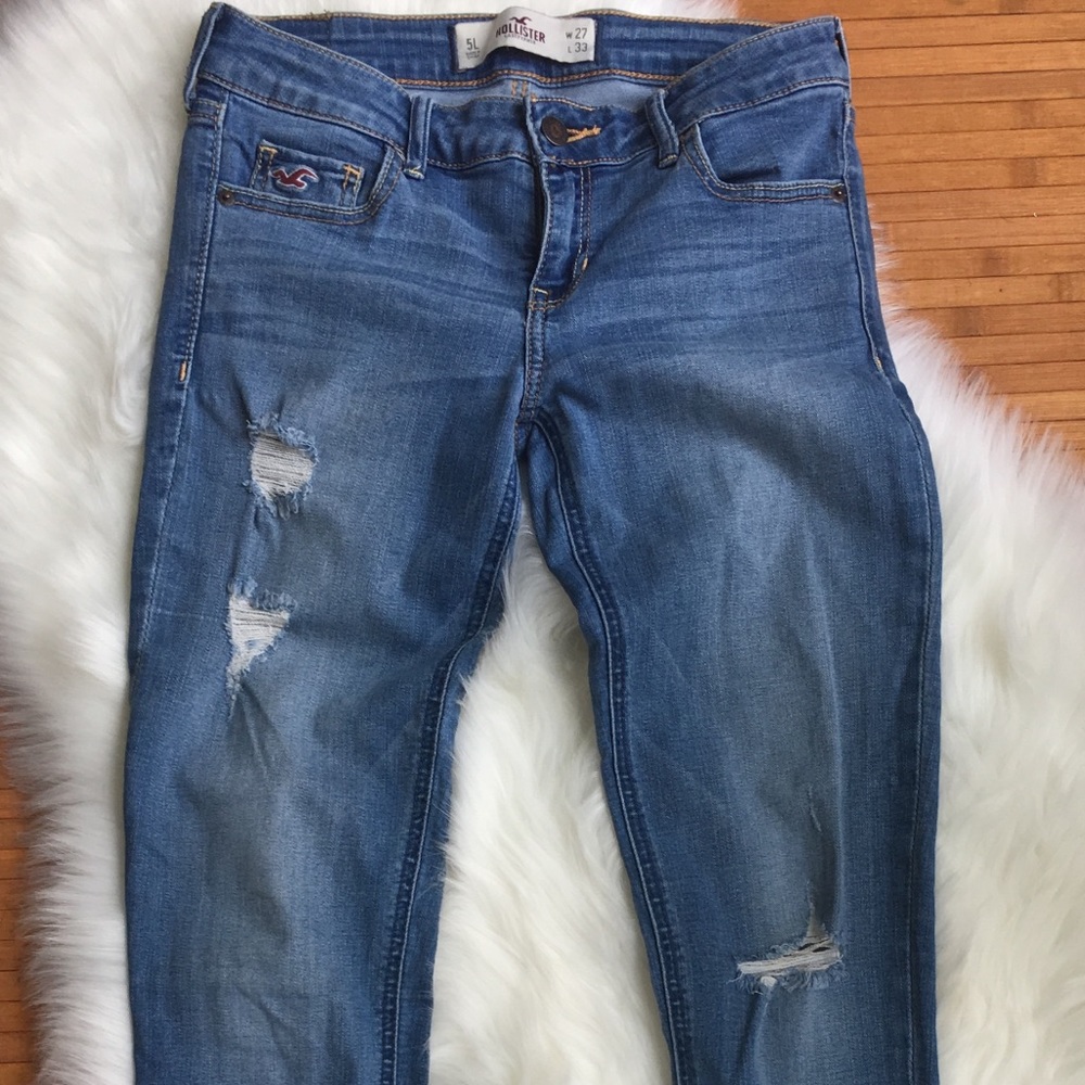 Women’s Distressed Ripped Jeans - Picture 2 of 6